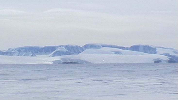 Panorámica desde el plateau glaciar - Expedición al Casquete Polar Penny - 2009