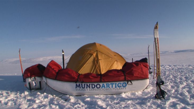 Campamento en el casquete polar de Penny - Expedición al Casquete Polar Penny - 2009