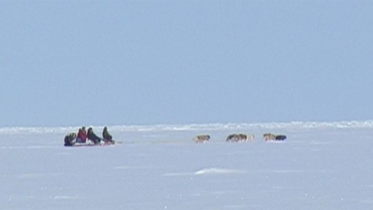 Ruta en trineo de perros hacia las montañas de la península de Cumberland - Expedición Nanoq 2007