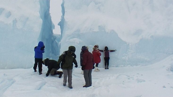 Un iceberg en el estrecho de Barrow - Expedición Nanoq 2007