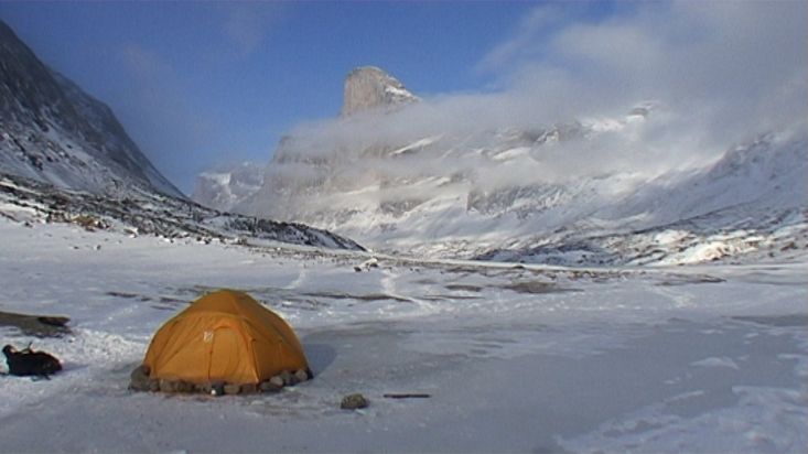 Campamento enfrente del Monte Thor - Expedición Nanoq 2007