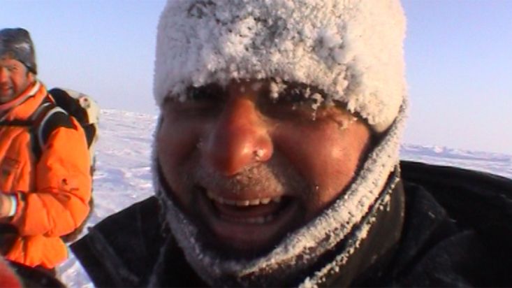 Impresiones de Nacho durante la parada - Expedición Polo Norte Geográfico - 2002