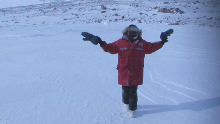 Llegada al Revoir Pass - Expedición Sam Ford Fiord 2010