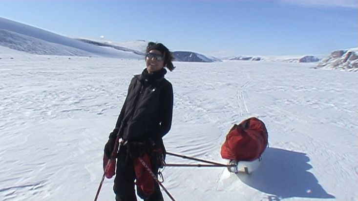 Subiendo al Norman glacier - Expedición al Casquete Polar Penny - 2009