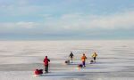 Travesía con esquís en el Mar Báltico