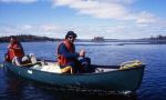 En canoa por el lago de los Samis