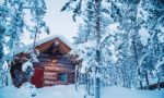 Laponia en cabaña y auroras boreales