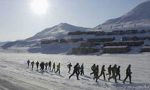 Maratón en el Polo Norte Geográfico