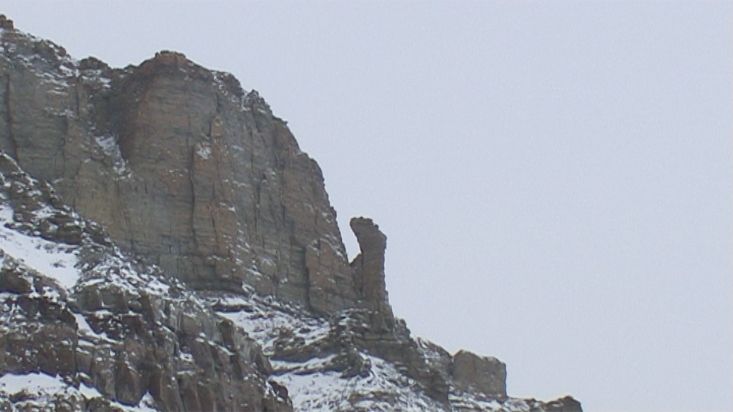 Vistas de la ensenada Elwin desde una ladera montañosa - Expedición Nanoq 2007