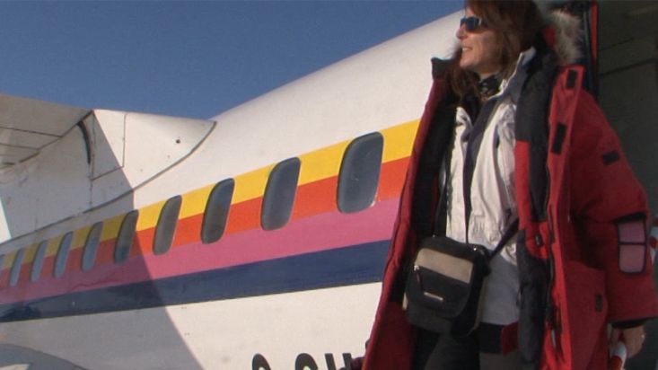 Vuelo de Iqaluit a Clyde River - Sam Ford Fiord 2010